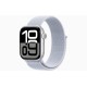 Apple Watch S10 42mm Silver Aluminium Case with Blue Cloud Sport Loop 