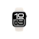 Apple Watch S10 42mm Silver Aluminium Case with with Starlight Sport Band  S/M