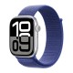 Apple Watch S10 42mm Silver Aluminium Case with Ultramarine Sport Loop