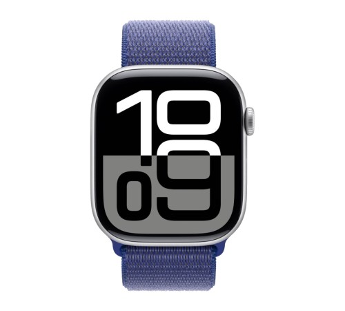 Apple Watch S10 42mm Silver Aluminium Case with Ultramarine Sport Loop Apple Watch S10 42mm Silver Aluminium Case with Ultramarine Sport Loop