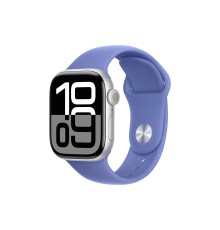 Apple Watch S10 42mm Silver Aluminium Case with  Periwinkle Sport Band M/L