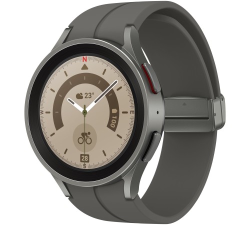 Умные часы  Samsung Galaxy Watch 5 Pro 45 mm, Gray Titanium