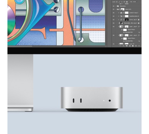 Apple Mac Mini (M4 Pro 14C CPU, 20C GPU, 64/1024GB, (10Gbit) (Z1JV000PU) Серебристый Apple Mac Mini (M4 Pro 14C CPU, 20C GPU, 64/1024GB, (10Gbit) (Z1JV000PU) Серебристый