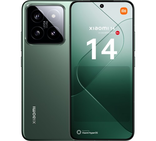 Смартфон Xiaomi 14 12/256 (GB) Green