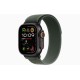 Умные часы Apple Watch Ultra 2 (2024) GPS + Cellular, 49 мм, корпус из черного титана, ремешок Green Trail Loop US, размер M/L