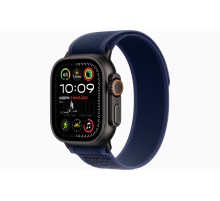 Умные часы Apple Watch Ultra 2 (2024) GPS + Cellular, 49 мм, корпус из черного титана, ремешок Blue Trail Loop US, размер M/L