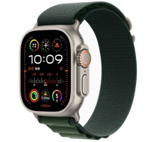 Умные часы Apple Watch Ultra 2 (2024) GPS + Cellular, 49 мм, корпус из бежевого титана, ремешок Alpine Loop Dark Green зеленого цвета, размер M Умные часы Apple Watch Ultra 2 (2024) GPS + Cellular, 49 мм, корпус из бежевого титана, ремешок Alpine Loop Dark Green зеленого цвета, размер M