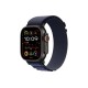 Умные часы Apple Watch Ultra 2 (2024) GPS + Cellular, 49 мм, корпус из черного титана, ремешок Alpine Loop Navy синего цвета, US, размер M