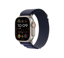 Умные часы Apple Watch Ultra 2 (2024) GPS + Cellular, 49 мм, корпус из бежевого титана, ремешок Alpine Loop Navy синего цвета, US, размер L