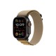 Умные часы Apple Watch Ultra 2 (2024) GPS + Cellular, 49 мм, корпус из черного титана, ремешок Alpine Loop Tan бежевого цвета US, размер S