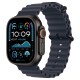 Умные часы Apple Watch Ultra 2 (2024) GPS + Cellular, 49 мм, корпус из черного титана, ремешок Ocean Band Navy US синего цвета