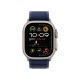 Умные часы Apple Watch Ultra 2 (2024) GPS + Cellular, 49 мм, корпус из бежевого титана, ремешок Blue Trail Loop US, размер S/M