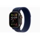 Умные часы Apple Watch Ultra 2 (2024) GPS + Cellular, 49 мм, корпус из черного титана, ремешок Blue Trail Loop US, размер S/M