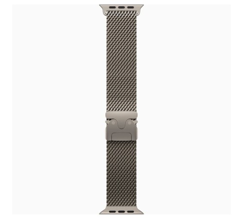 Умные часы Apple Watch Ultra 2 (2024) GPS + Cellular, 49 мм, корпус из бежевого титана, ремешок Natural Titanium Milanese Loop, M