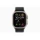Умные часы Apple Watch Ultra 2 (2024) GPS + Cellular, 49 мм, корпус из бежевого титана, ремешок Black Trail Loop US, размер S/M