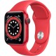Умные часы Apple Watch Series 6 44 мм, красный корпус, sport band red
