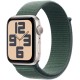 Умные часы Apple Watch SE 2 (2024) 44mm Starlight Aluminum Case with Lake Green Sport Loop