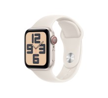 Умные часы Apple Watch SE 2 (2024) 40mm GPS + Cellular Starlight Aluminum Case with Starlight Sport Band S/M Умные часы Apple Watch SE 2 (2024) 40mm GPS + Cellular Starlight Aluminum Case with Starlight Sport Band S/M