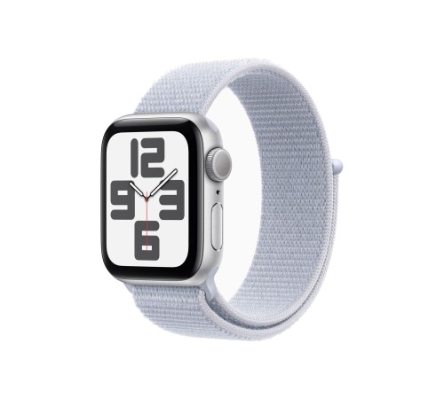 Умные часы Apple Watch SE 2 (2024) 44mm Silver Aluminium Case with Blue Cloud Sport Loop