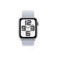 Умные часы Apple Watch SE 2 (2024) 44mm Silver Aluminium Case with Blue Cloud Sport Loop