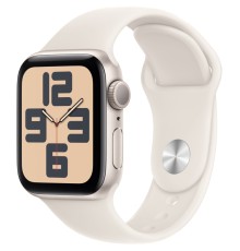 Умные часы Apple Watch SE 2 (2024) 40mm Starlight Aluminum Case with Starlight Sport Band M/L HK