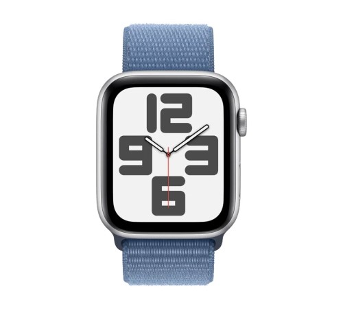 Умные часы Apple Watch SE 2 (2024) 40mm Silver Aluminium Case with Winter Blue Sport Loop US