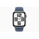 Умные часы Apple Watch SE 2 (2024) 44mm Silver Aluminum Case with Denim Sport Band M/L US