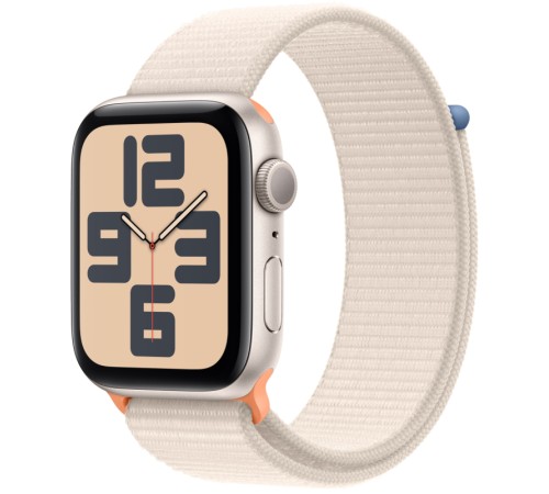 Умные часы Apple Watch SE 2 (2024) 40mm Starlight Aluminum Case with Starlight Sport Loop