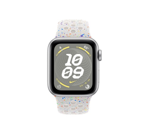 Умные часы Apple Watch SE 2 (2024) 40mm Silver Aluminum Case with Pure Platinum Nike Sport Band S/M