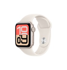 Умные часы Apple Watch SE 3 (2025) 40mm Starlight Aluminum Case with Starlight Sport Band S/M (MEH34)