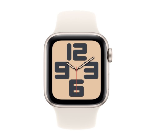 Умные часы Apple Watch SE 2 (2024) 40mm Starlight Aluminum Case with Starlight Sport Band S/M (MXEF3)