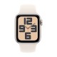 Умные часы Apple Watch SE 2 (2024) 40mm Starlight Aluminum Case with Starlight Sport Band S/M (MXEF3)