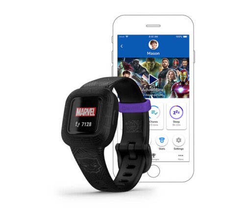 Фитнес-браслет Vivofit Jr 3 Marvel Черная Пантера