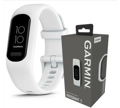 Фитнес-браслет Garmin Vivosmart 5, S/M, белый
