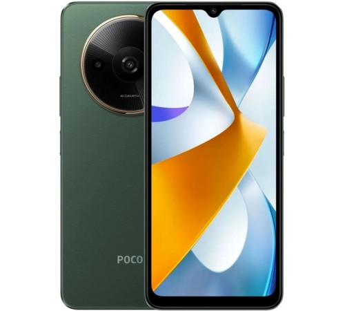 Смартфон POCO C61 3/64ГБ, RU, Dual nano SIM, Green