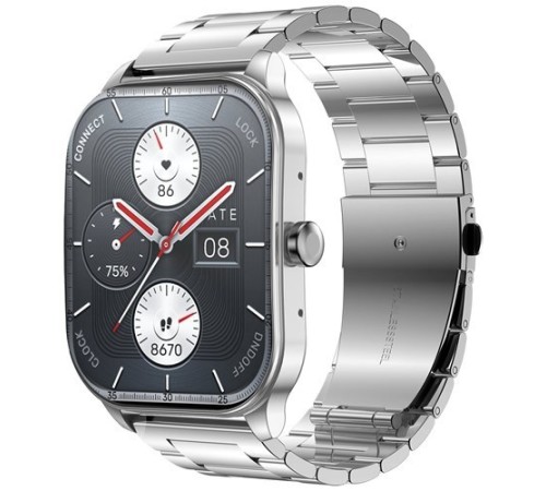 Умные часы Amazfit Pop 3S Metallic Silver (Серебристый) RU