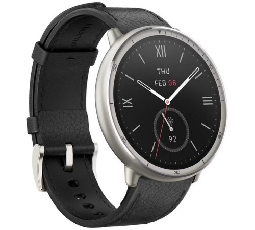 Умные часы Amazfit Active 2 Black Leather (Черный)
