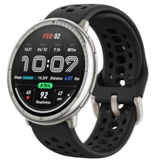 Умные часы Amazfit Active 2 Black Sport Silicone (Черный)