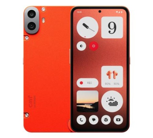 Смартфон Nothing CMF Phone 1 8/256Gb, EU Black, Dual nano SIM, оранжевый