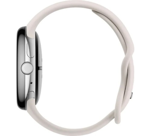 Умные часы Google Pixel Watch 3 WiFi 45 mm Polished Silver Case / Porcelian Active Band, US