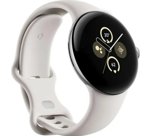 Умные часы Google Pixel Watch 2 LTE Polished Silver Case / Porcelian Band, US