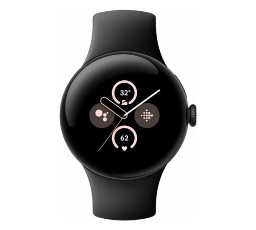 Умные часы Google Pixel Watch 2 LTE Matte Black Aluminum Case / Obsidian Active Band, GB
