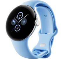 Умные часы Google Pixel Watch 2 LTE Polished Silver Case / Bay Band, US 