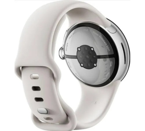 Умные часы Google Pixel Watch 2 LTE Polished Silver Case / Porcelian Band, GB