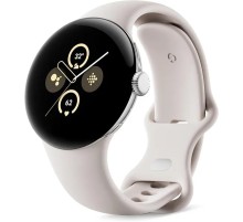 Умные часы Google Pixel Watch 2 LTE Polished Silver Case / Porcelian Band, GB