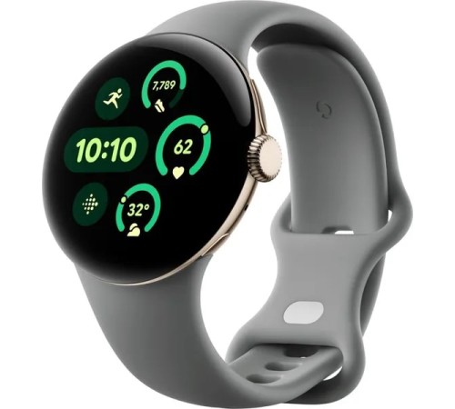 Умные часы Google Pixel Watch 3 WiFi 41 mm Champagne Gold Aluminum Case / Hazel Active Band, US