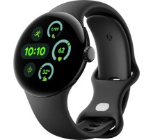 Умные часы Google Pixel Watch 3 WiFi 41 mm Matte Black Case / Obsidian Active Band, US