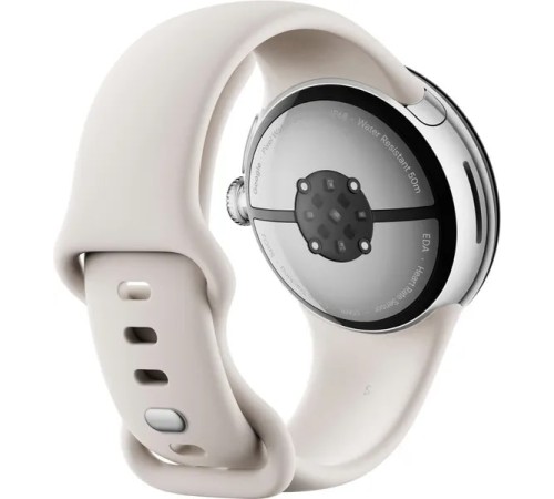 Умные часы Google Pixel Watch 3 WiFi 41 mm Polished Silver Case / Porcelian Active Band, US