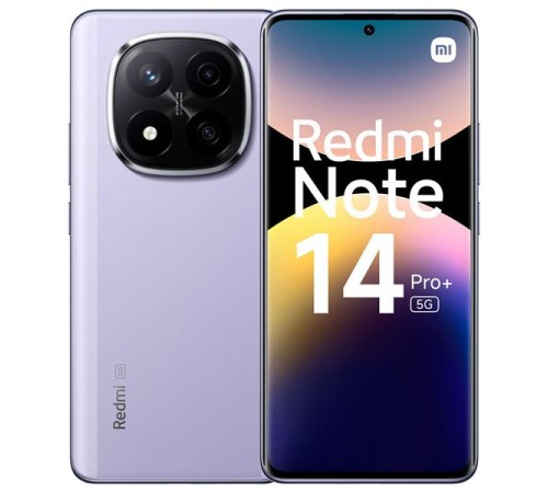 Смартфон Xiaomi Redmi Note 14 Pro Plus 8/256 ГБ, 5G, NFC, NanoSIM + nanoSIM/eSIM, фиолетовый