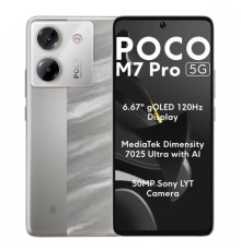 Смартфон POCO M7 Pro 5G 12/512GB Lunar Dust (Серебристый) (без ЗУ)